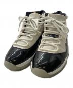 NIKEナイキ）の古着「エアジョーダン11 レトロ ロー コンコルド／AIR JORDAN 11 RETRO LOW CONCORD」｜ホワイト×ブラック