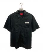 SUPREMEシュプリーム）の古着「ドッグ ショートスリーブ ワークシャツ／DOG S/S WORK SHIRT」｜ブラック