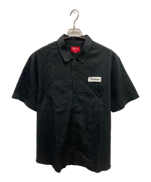 SUPREME（シュプリーム）SUPREME (シュプリーム) ドッグ ショートスリーブ ワークシャツ／DOG S/S WORK SHIRT ブラック サイズ:XLの古着・服飾アイテム