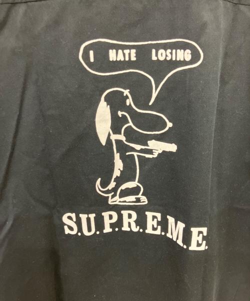SUPREME（シュプリーム）SUPREME (シュプリーム) ドッグ ショートスリーブ ワークシャツ／DOG S/S WORK SHIRT ブラック サイズ:XLの古着・服飾アイテム