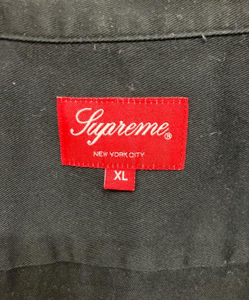SUPREME（シュプリーム）SUPREME (シュプリーム) ドッグ ショートスリーブ ワークシャツ／DOG S/S WORK SHIRT ブラック サイズ:XLの古着・服飾アイテム