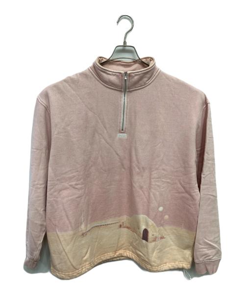 KITH（キス）KITH (キス) STAR WARS (スターウォーズ) タトゥイーン クオーター ジップ ダスティクォーツ／TATOOINE QUARTER ZIP ’DUSTY QUARTZ’ ピンク サイズ:XLの古着・服飾アイテム