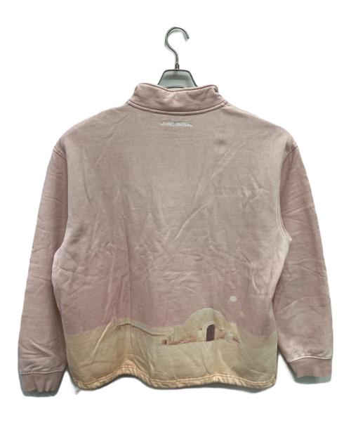 KITH（キス）KITH (キス) STAR WARS (スターウォーズ) タトゥイーン クオーター ジップ ダスティクォーツ／TATOOINE QUARTER ZIP ’DUSTY QUARTZ’ ピンク サイズ:XLの古着・服飾アイテム