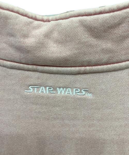 KITH（キス）KITH (キス) STAR WARS (スターウォーズ) タトゥイーン クオーター ジップ ダスティクォーツ／TATOOINE QUARTER ZIP ’DUSTY QUARTZ’ ピンク サイズ:XLの古着・服飾アイテム