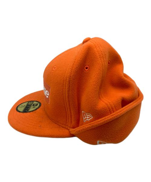New Era（ニューエラ）New Era (ニューエラ) SUPREME (シュプリーム) キャップ オレンジ サイズ:7 1/2(59.6cm)の古着・服飾アイテム