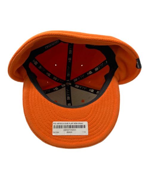 New Era（ニューエラ）New Era (ニューエラ) SUPREME (シュプリーム) キャップ オレンジ サイズ:7 1/2(59.6cm)の古着・服飾アイテム