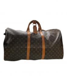 LOUIS VUITTON（ルイ ヴィトン）の古着「モノグラム・キーポル60／MONOGRAM KEEPALL 60」｜ブラウン