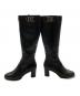 中古・古着 Salvatore Ferragamo (サルヴァトーレ フェラガモ) ロングブーツ／LONG BOOTS ブラック サイズ:6　Dワイズ：10000円