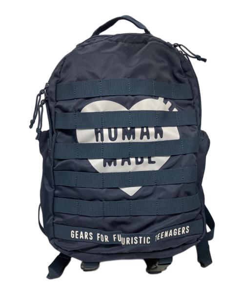 HUMAN MADE（ヒューマンメイド）HUMAN MADE (ヒューマンメイド) ミリタリーバックパック ネイビーの古着・服飾アイテム