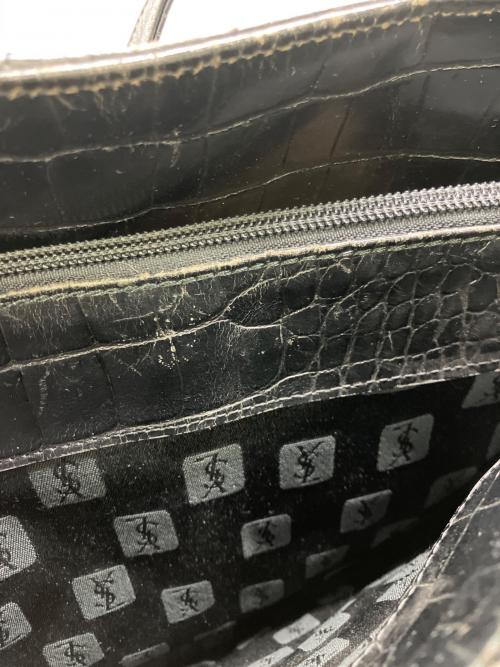 Yves Saint Laurent（イヴサンローラン）Yves Saint Laurent (イヴサンローラン) トートバッグ ブラックの古着・服飾アイテム