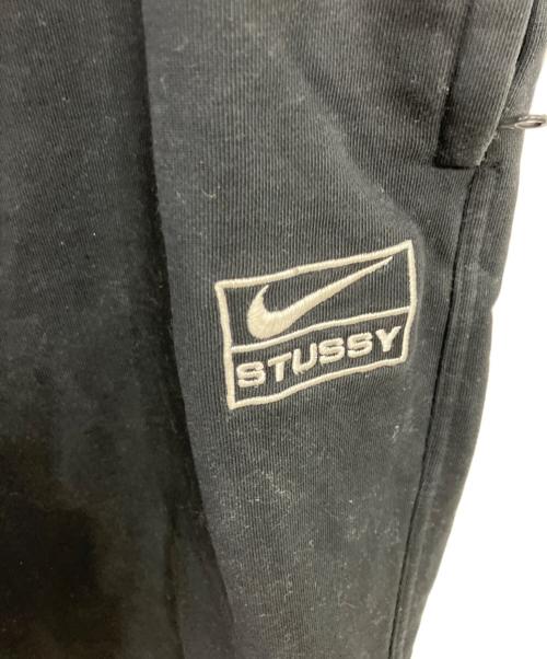 stussy（ステューシー）stussy (ステューシー) NIKE (ナイキ) スウェットパンツ/	STONE WASHED FLEECE PAN/ ブラック サイズ:XLの古着・服飾アイテム