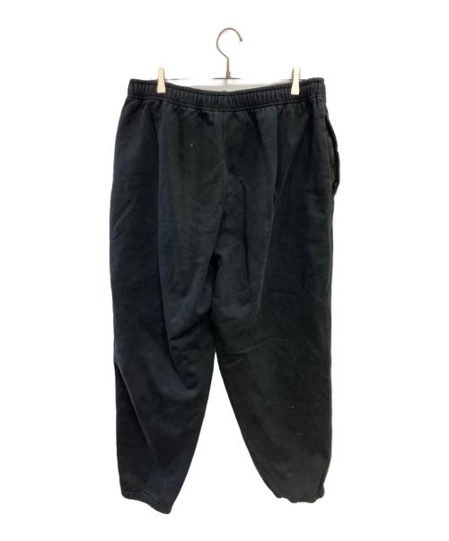 stussy（ステューシー）stussy (ステューシー) NIKE (ナイキ) スウェットパンツ/	STONE WASHED FLEECE PAN/ ブラック サイズ:XLの古着・服飾アイテム