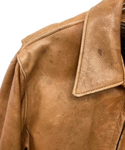 Schott（ショット）Schott (ショット) AT101 レザージャケット／AT101 LEATHER JACKET キャメル サイズ:40の古着・服飾アイテム