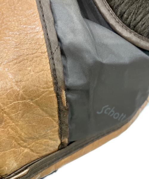 Schott（ショット）Schott (ショット) AT101 レザージャケット／AT101 LEATHER JACKET キャメル サイズ:40の古着・服飾アイテム