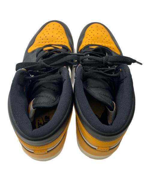 NIKE（ナイキ）NIKE (ナイキ) エアジョーダン 1 レトロハイ OG／AIR JORDAN1 RETRO HIGH OG ブラック×イエロー サイズ:28cmの古着・服飾アイテム