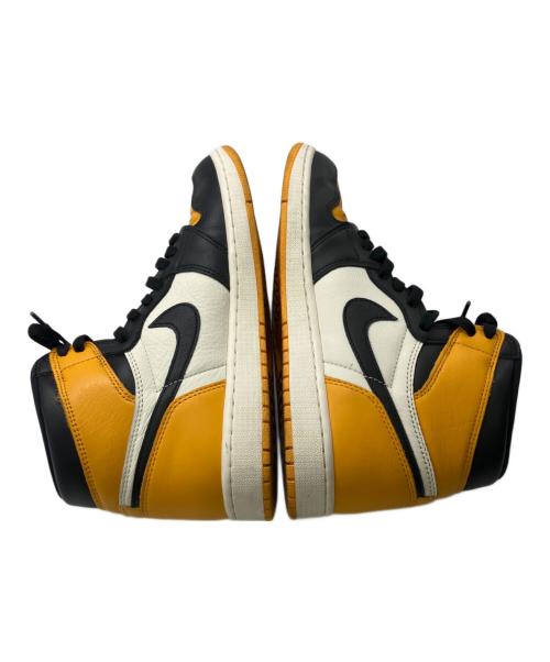 NIKE（ナイキ）NIKE (ナイキ) エアジョーダン 1 レトロハイ OG／AIR JORDAN1 RETRO HIGH OG ブラック×イエロー サイズ:28cmの古着・服飾アイテム