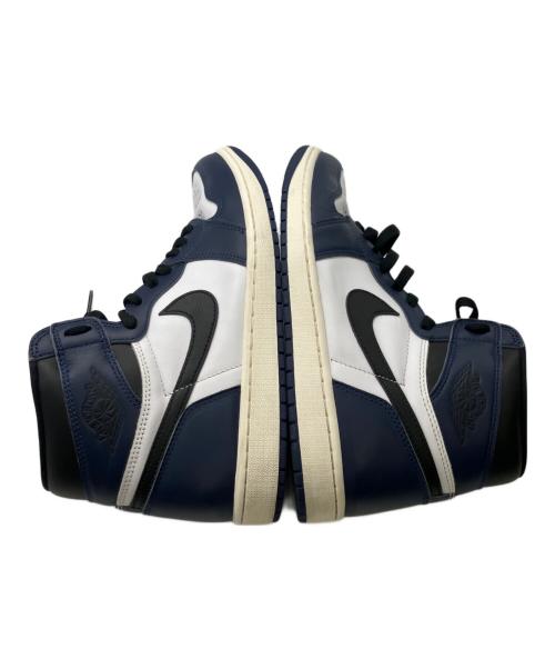 NIKE（ナイキ）NIKE (ナイキ) エアジョーダン 1 レトロハイ OG ミッドナイト／AIR JORDAN1 RETRO HIGH OG MIDNIGHT ホワイト×ネイビー サイズ:28.5cmの古着・服飾アイテム