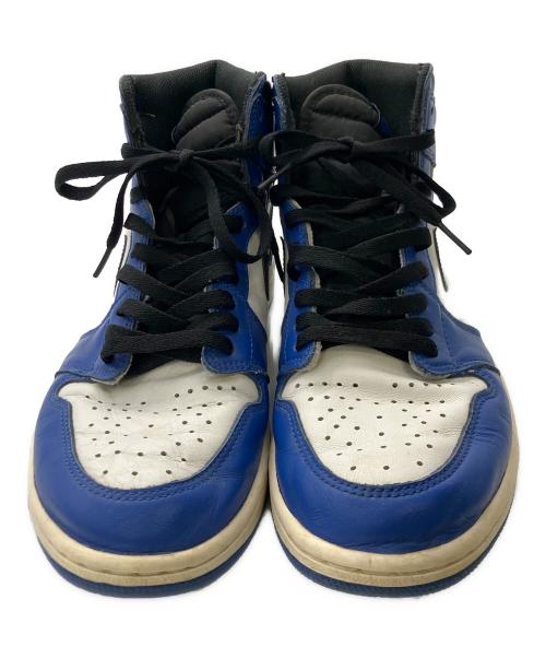 NIKE（ナイキ）NIKE (ナイキ) エアジョーダン1 レトロハイ OG ゲームロイヤル／AIR JORDAN1 RETRO HIGH OG GAME ROYAL ブルー×ブラック サイズ:28cmの古着・服飾アイテム