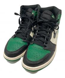 NIKE（ナイキ）の古着「エアジョーダン1 レトロハイ／AIR JORDAN1 RETRO HIGH」｜ブラック×グリーン