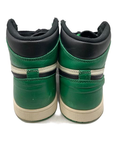 NIKE（ナイキ）NIKE (ナイキ) エアジョーダン1 レトロハイ／AIR JORDAN1 RETRO HIGH ブラック×グリーン サイズ:29cmの古着・服飾アイテム