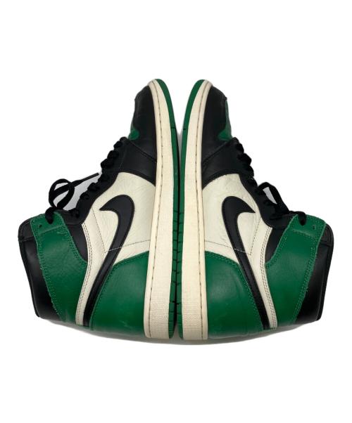 NIKE（ナイキ）NIKE (ナイキ) エアジョーダン1 レトロハイ／AIR JORDAN1 RETRO HIGH ブラック×グリーン サイズ:29cmの古着・服飾アイテム