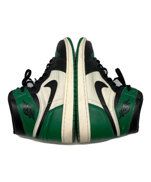 NIKE（ナイキ）NIKE (ナイキ) エアジョーダン1 レトロハイ／AIR JORDAN1 RETRO HIGH ブラック×グリーン サイズ:29cmの古着・服飾アイテム