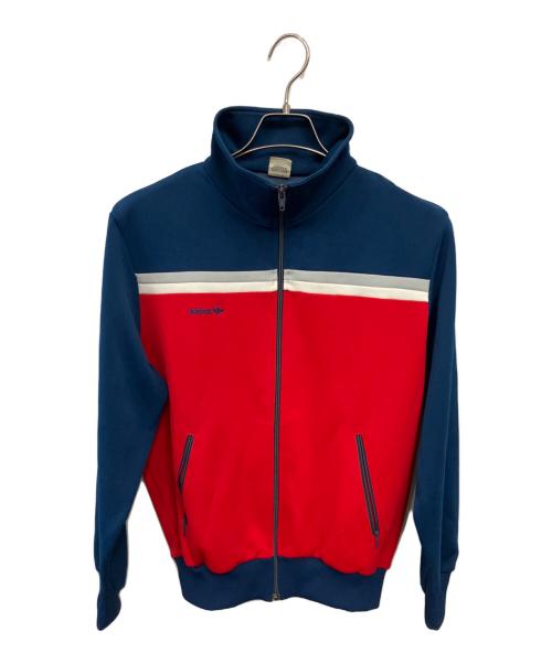 adidas（アディダス）adidas (アディダス) 80sトラックジャケット ネイビー×レッド サイズ:Lの古着・服飾アイテム