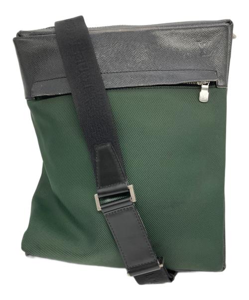 LOUIS VUITTON（ルイ ヴィトン）LOUIS VUITTON (ルイ ヴィトン) タイガ ショルダーバッグ グリーン×ブラックの古着・服飾アイテム