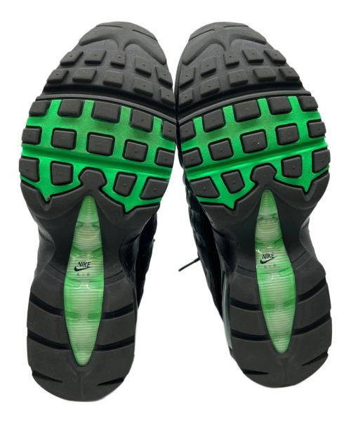NIKE（ナイキ）NIKE (ナイキ) エアマックス95 OG ビッグバブル／Air Max 95 OG Big Bubble ブラック×グリーン サイズ:28cmの古着・服飾アイテム