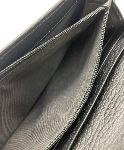 GUCCI（グッチ）GUCCI (グッチ) インターロッキングG ロングウォレット／INTERLOCKING G LONG WALLET ブラックの古着・服飾アイテム