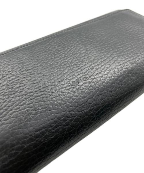 GUCCI（グッチ）GUCCI (グッチ) インターロッキングG ロングウォレット／INTERLOCKING G LONG WALLET ブラックの古着・服飾アイテム