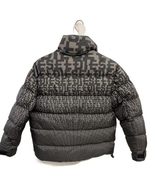 DIESEL（ディーゼル）DIESEL (ディーゼル) ダウンジャケット／DOWN JKT ブラック×カーキ サイズ:Lの古着・服飾アイテム