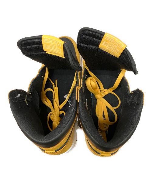 NIKE（ナイキ）NIKE (ナイキ) エアジョーダン1 レトロハイ／AIR JORDAN1 RETRO HIGH ブラック×イエロー サイズ:27.5cmの古着・服飾アイテム