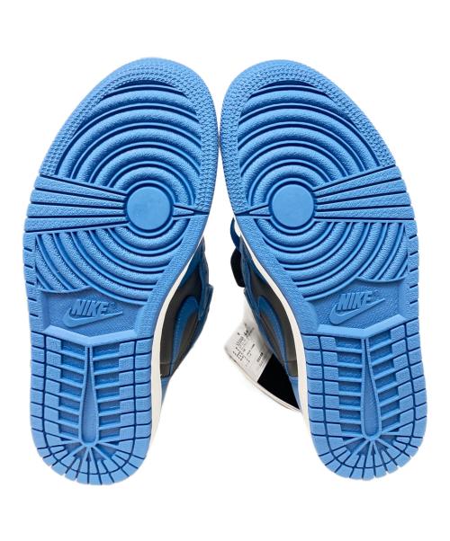 NIKE（ナイキ）NIKE (ナイキ) エアジョーダン1 レトロハイ／AIR JORDAN1 RETRO HIGH ブラック×ブルー サイズ:27.5cmの古着・服飾アイテム