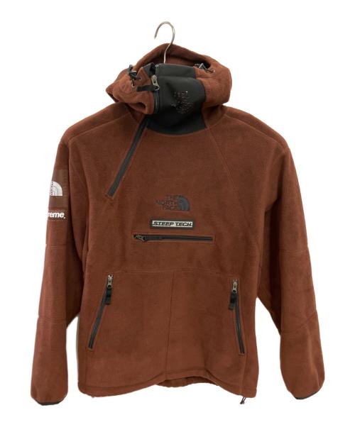 THE NORTH FACE（ザ ノース フェイス）THE NORTH FACE (ザ ノース フェイス) SUPREME (シュプリーム) フリースジャケット ブラウン サイズ:Lの古着・服飾アイテム