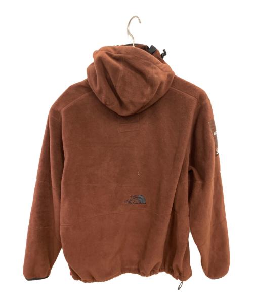 THE NORTH FACE（ザ ノース フェイス）THE NORTH FACE (ザ ノース フェイス) SUPREME (シュプリーム) フリースジャケット ブラウン サイズ:Lの古着・服飾アイテム