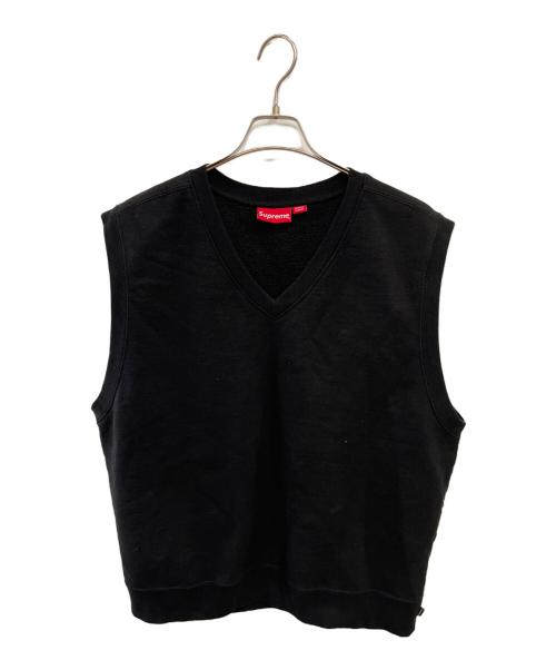 SUPREME（シュプリーム）SUPREME (シュプリーム) スウェットベスト ブラック サイズ:Lの古着・服飾アイテム