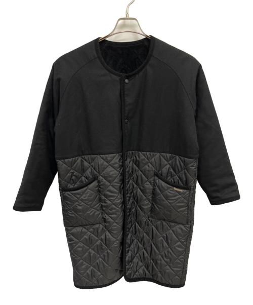 LAVENHAM（ラベンハム）LAVENHAM (ラベンハム) ノーカラーコート ブラック サイズ:8の古着・服飾アイテム