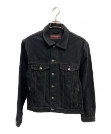 Wrangler（ラングラー）の古着「90'S~ ラングラーヒーロー 後染めデニムジャケット／90'S~ WRANGLER HERO PIECE DYEING DENIM JACKET」｜ブラック