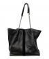 DIESEL (ディーゼル) チェーントートバッグ ブラック：15000円