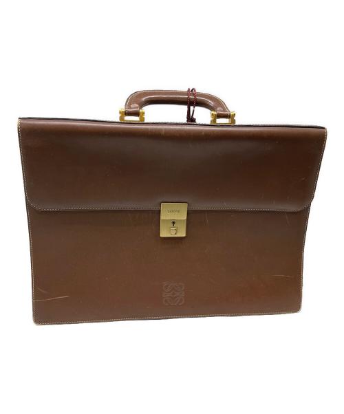 LOEWE（ロエベ）LOEWE (ロエベ) ビジネスバッグ ブラウンの古着・服飾アイテム