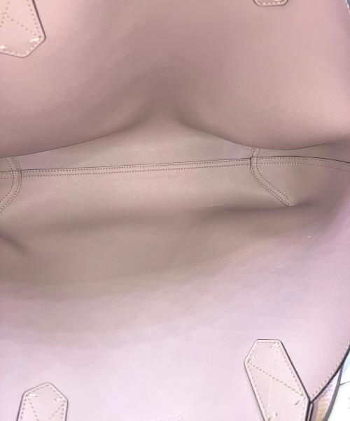 GUCCI（グッチ）GUCCI (グッチ) GGスプリーム トートバッグ ベージュ×ピンクの古着・服飾アイテム