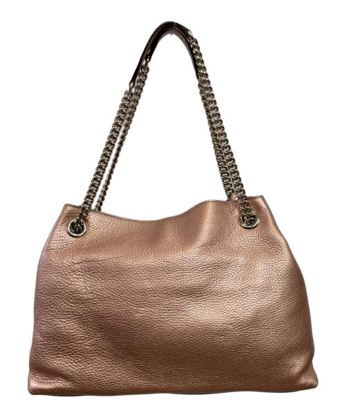 GUCCI（グッチ）GUCCI (グッチ) フリンジ タッセル インターロッキングG ピンクの古着・服飾アイテム