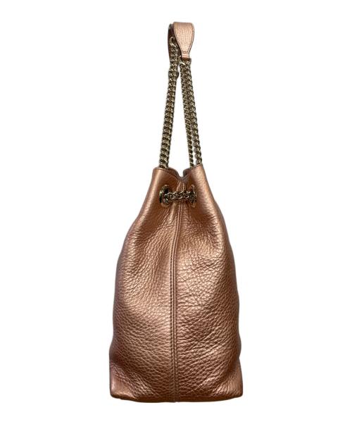 GUCCI（グッチ）GUCCI (グッチ) フリンジ タッセル インターロッキングG ピンクの古着・服飾アイテム