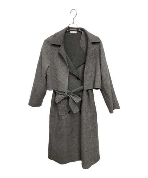 NOLLEY'S（ノーリーズ）NOLLEY'S (ノーリーズ) 	ジーロンファーストラムリバードッキングコート グレー サイズ:38の古着・服飾アイテム