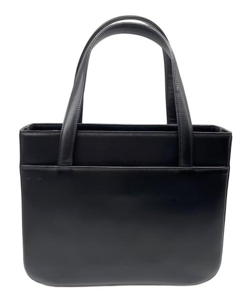 Burberry's（バーバリー）Burberry's (バーバリーズ) レザートートバッグ ブラックの古着・服飾アイテム