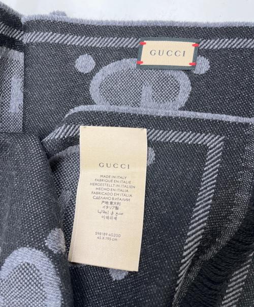 GUCCI（グッチ）GUCCI (グッチ) マフラー グレーの古着・服飾アイテム