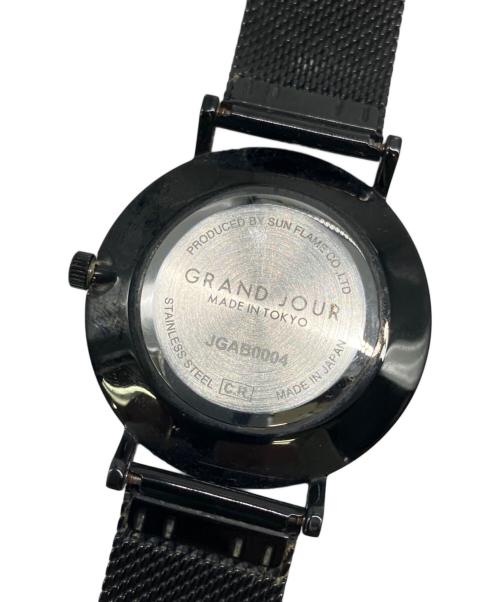 GRAND JOUR（グランジュール）GRAND JOUR (グランジュール) 腕時計 ブラックの古着・服飾アイテム