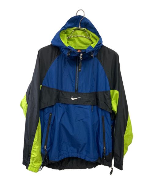 NIKE ACG（ナイキエーシージー）NIKE ACG (ナイキエーシージー) パッカブルアノラックパーカー ネイビー サイズ:ｍの古着・服飾アイテム