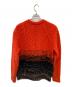 Coohem (コーヘン) 厚手ニット/	GRADATION ARAN PULLOVER オレンジ×ブラック サイズ:50：10000円